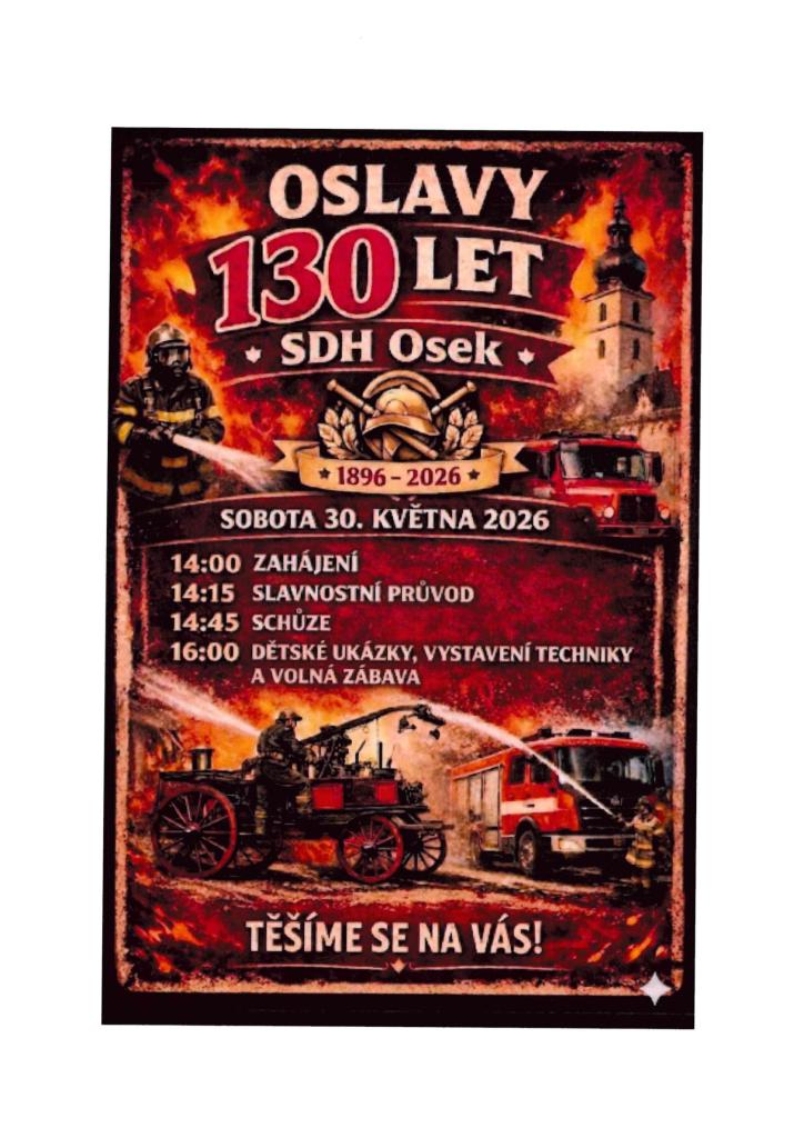 leták - oslavy 130 let SDH